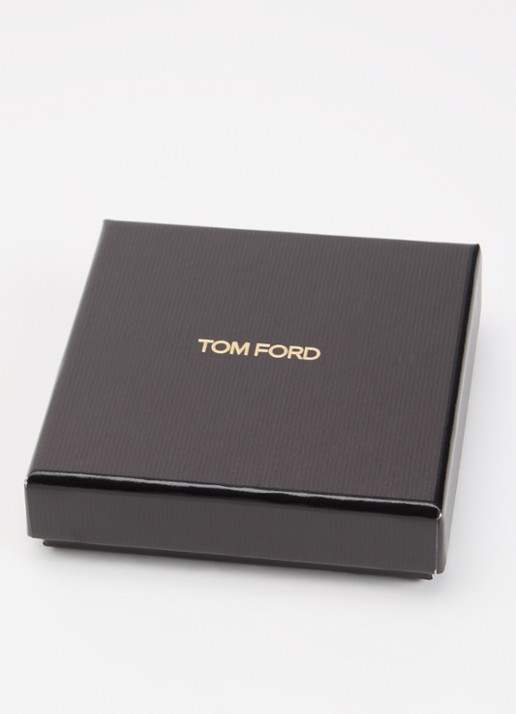 Tom Ford Armband van gevlochten leer - detail 3 zwart
