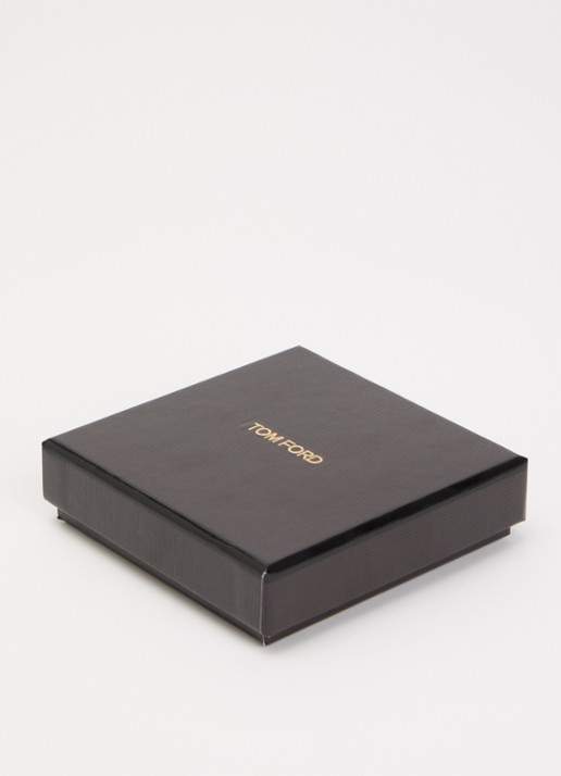 TOM FORD Armband van gevlochten leer - detail 3 cognac