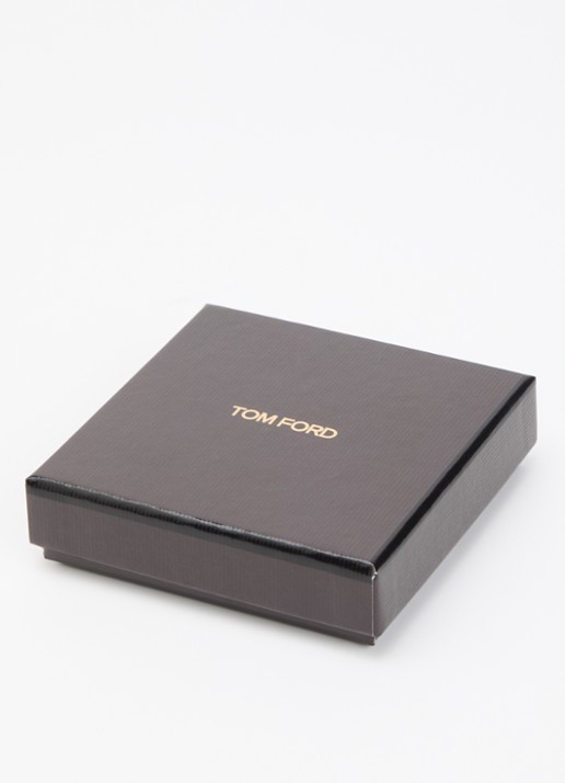 TOM FORD Armband van gevlochten leer - detail 3 grijs