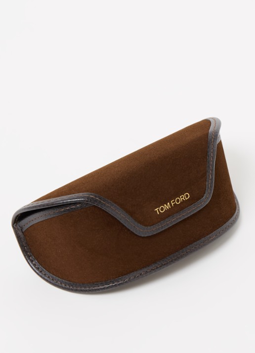 TOM FORD Bronson zonnebril FT1044 - detail roodbruin