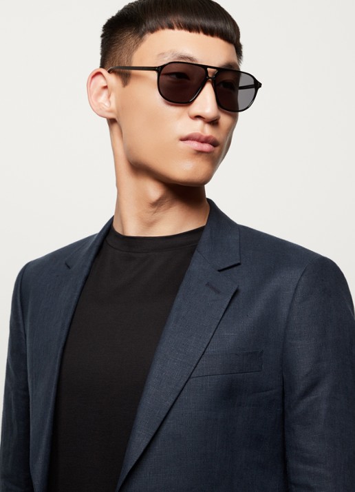 TOM FORD Bruce zonnebril gepolariseerd FT1026 - voorkant 5 zwart