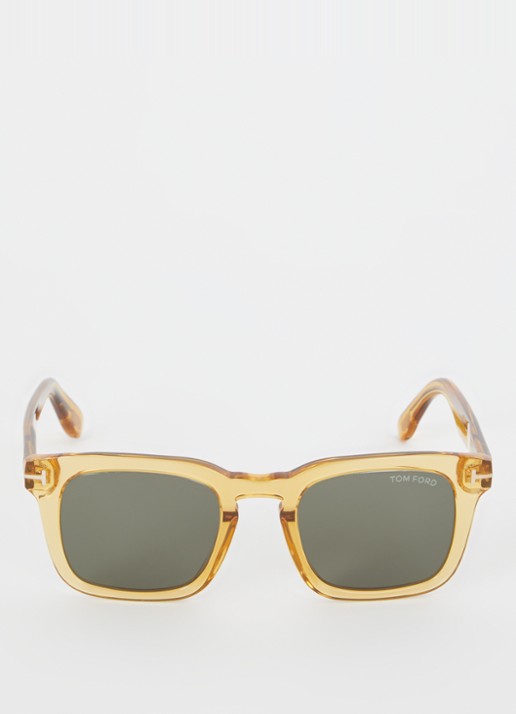 TOM FORD Dax zonnebril FT0751 - detail okergeel
