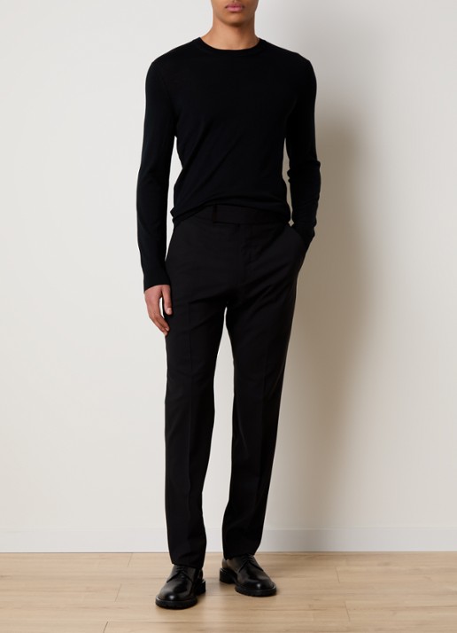 Tom Ford Fijngebreide pullover van wol  - voorkant 2 zwart