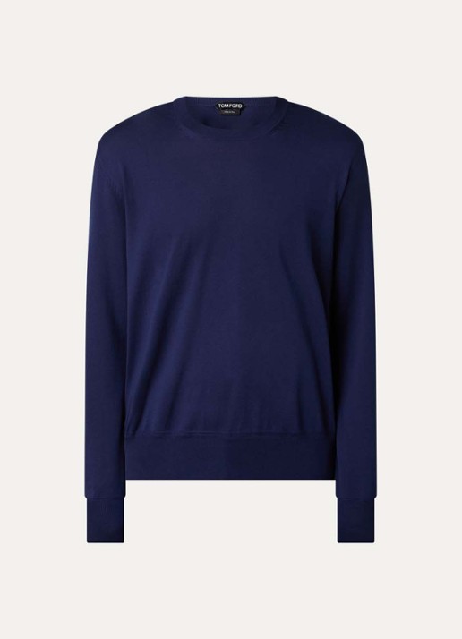 Tom Ford Fijngebreide trui met ronde hals