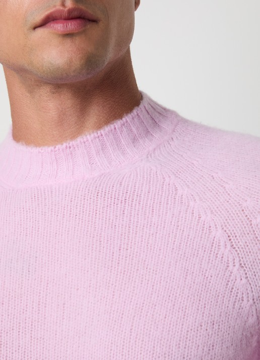 TOM FORD Fijngebreide trui van kasjmier - detail 3 lichtroze