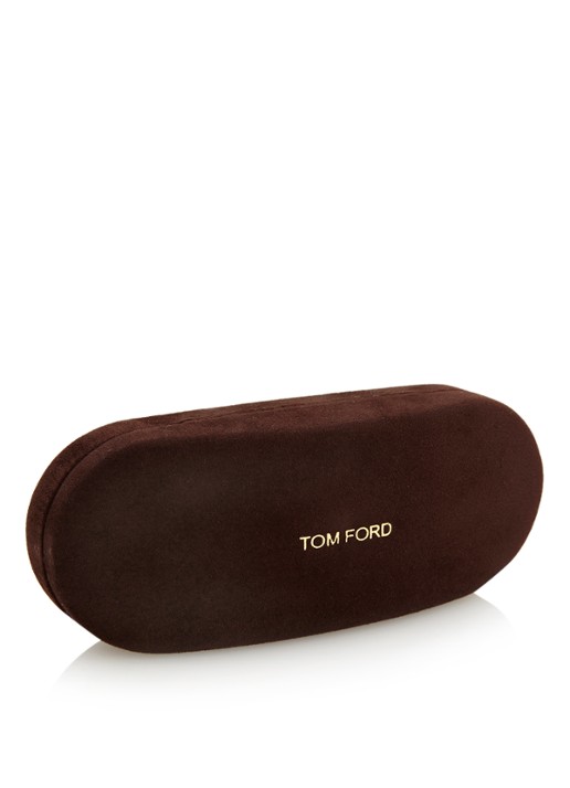 TOM FORD Jacob zonnebril FT0447 - detail bruin