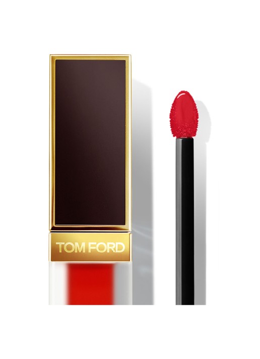 Tom Ford Liquid Lip Luxe Matte - liquid lipstick - detail 4 129 carnal red