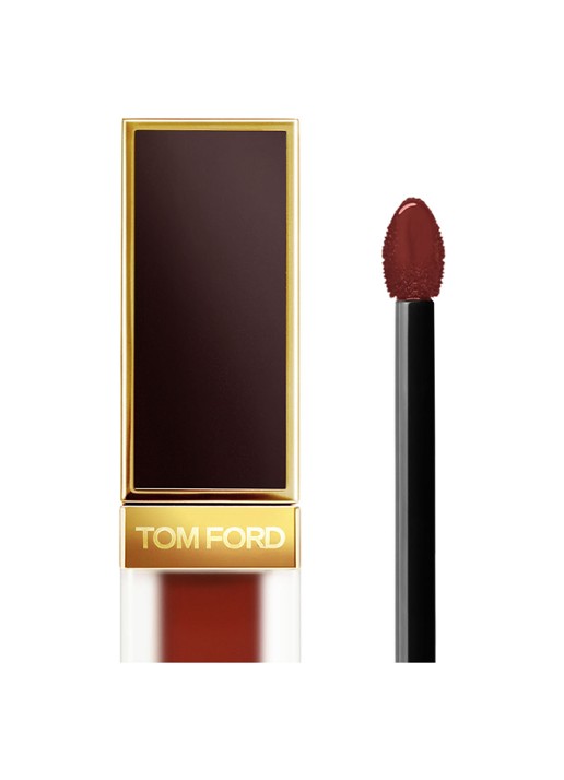 Tom Ford Liquid Lip Luxe Matte - vloeibare lipstick - detail 4 132 heatwave