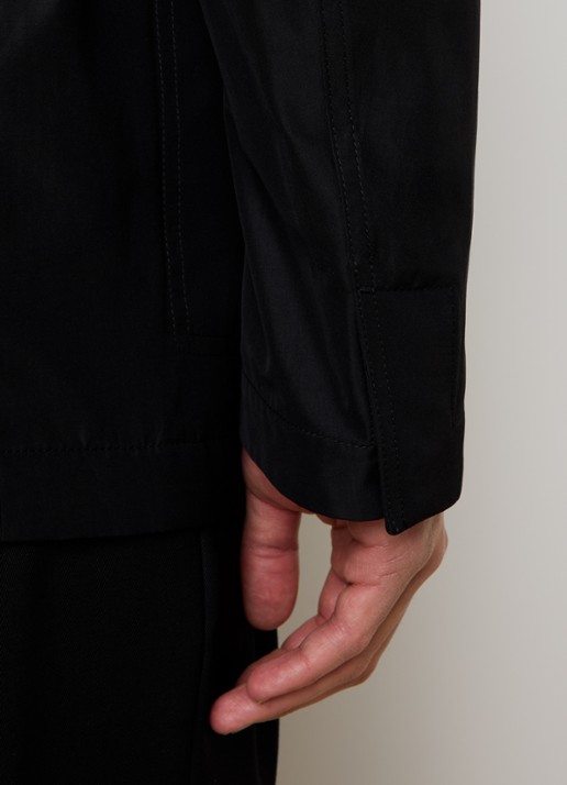 Tom Ford Parachute regular fit colbert met paspelzakken - detail 6 zwart