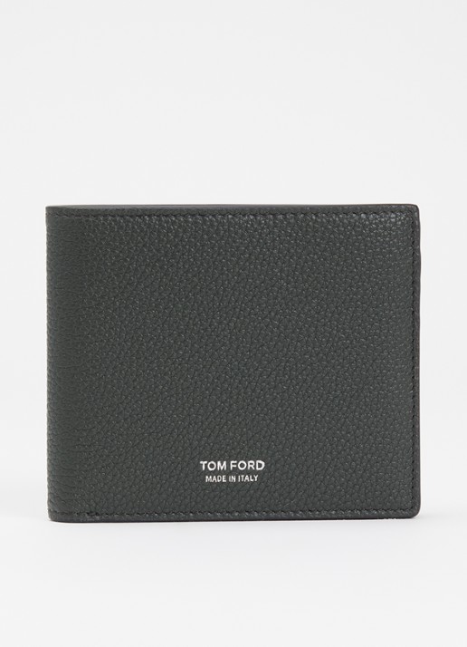 Tom Ford Pasjeshouder van kalfsleer met logo