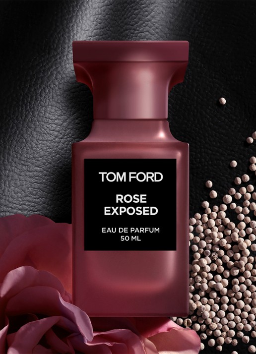 Tom Ford Rose Exposed Eau de Parfum - voorkant 2 beige