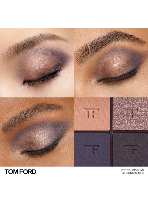 TOM FORD Runway Eye Color Quad Crème -  oogschaduw palette - detail 3 00 iconic smoke