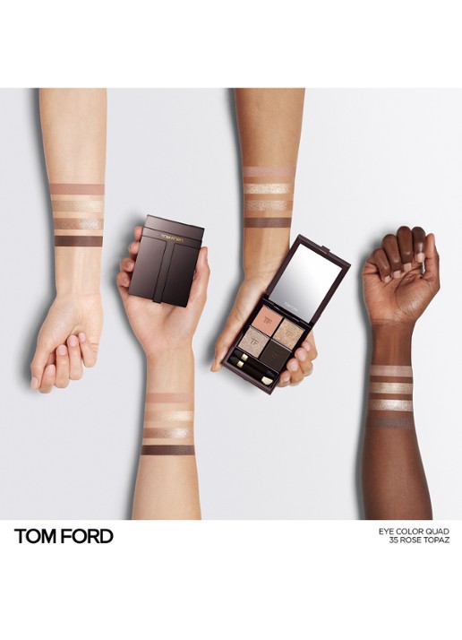 TOM FORD Runway Eye Color Quad Crème -  oogschaduw palette - detail 4 35 rose topaz