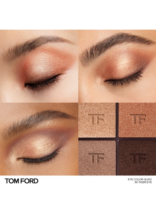 TOM FORD Runway Eye Color Quad Crème -  oogschaduw palette - detail 3 36 tiger eye