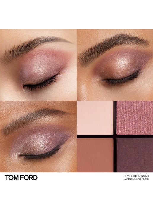 TOM FORD Runway Eye Color Quad Crème -  oogschaduw palette - detail 3 30 insolent rose