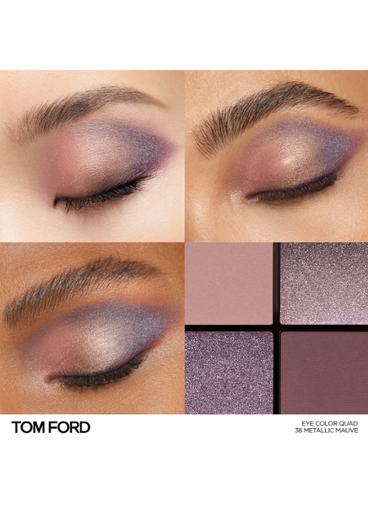 TOM FORD Runway Eye Color Quad Crème -  oogschaduw palette - detail 3 38 metallic mauve
