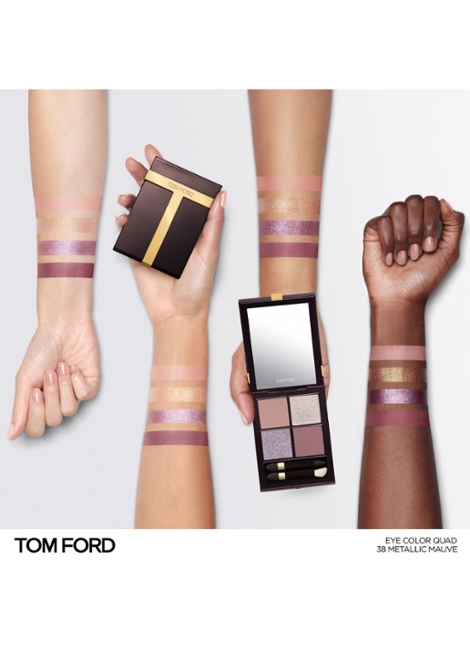 TOM FORD Runway Eye Color Quad Crème -  oogschaduw palette - detail 4 38 metallic mauve