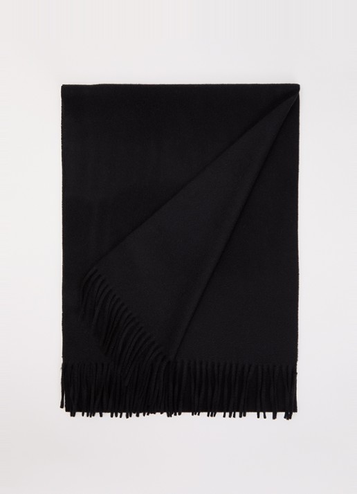 TOM FORD Sjaal van kasjmier 35 x 196 cm  - voorkant zwart