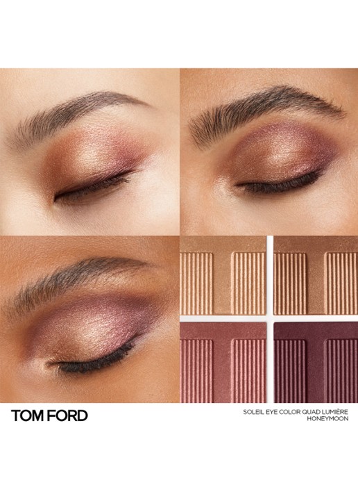 TOM FORD Soleil Eye Color Quad - oogschaduw palette - voorkant 2 honeymoon