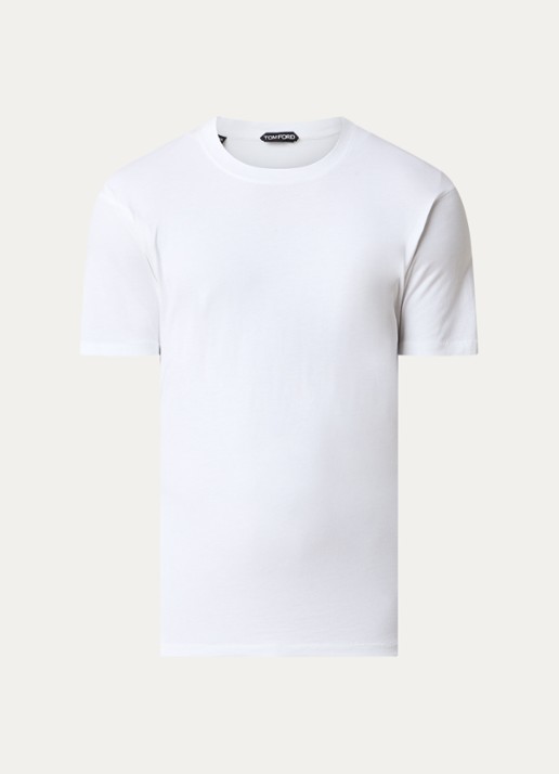 Tom Ford T-Shirt  - voorkant 3 wit