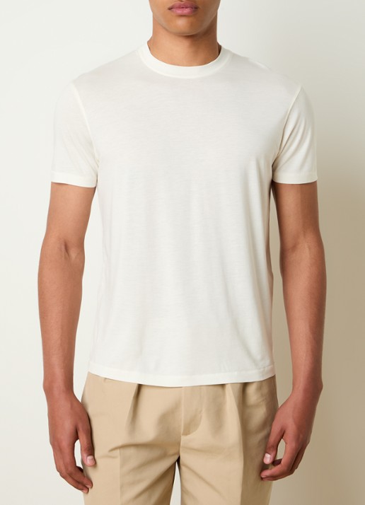 Tom Ford T-Shirt  - detail gebroken wit