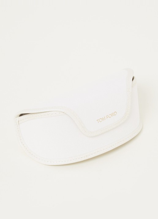 TOM FORD Wallace zonnebril FT0870 - detail perzikroze