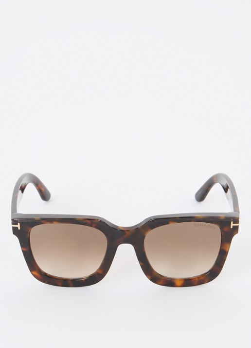 TOM FORD Wayfarer zonnebril TR001843 - detail donkerbruin