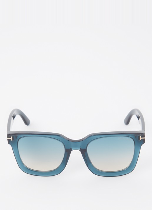 TOM FORD Wayfarer zonnebril TR001843 - detail zeegroen