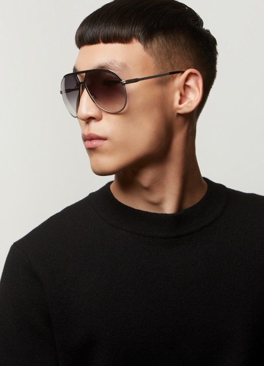 TOM FORD Xavier zonnebril FT1060 - voorkant 2 zilver
