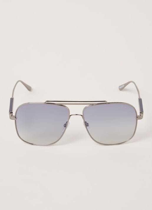 Tom Ford Zonnebril TR001025 - voorkant 2 zilver