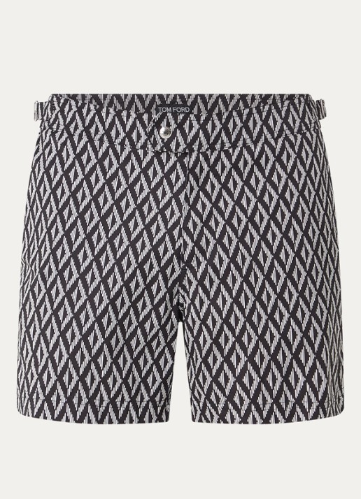 Tom Ford Zwemshorts met grafische print