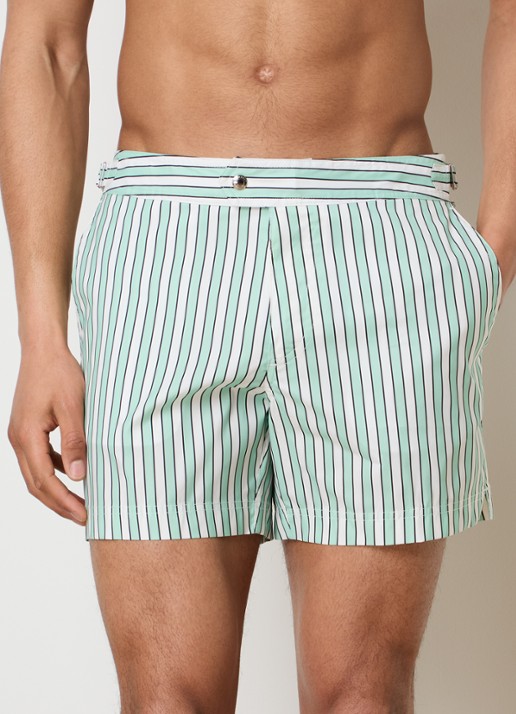 Tom Ford Zwemshorts met streepprint en steekzakken