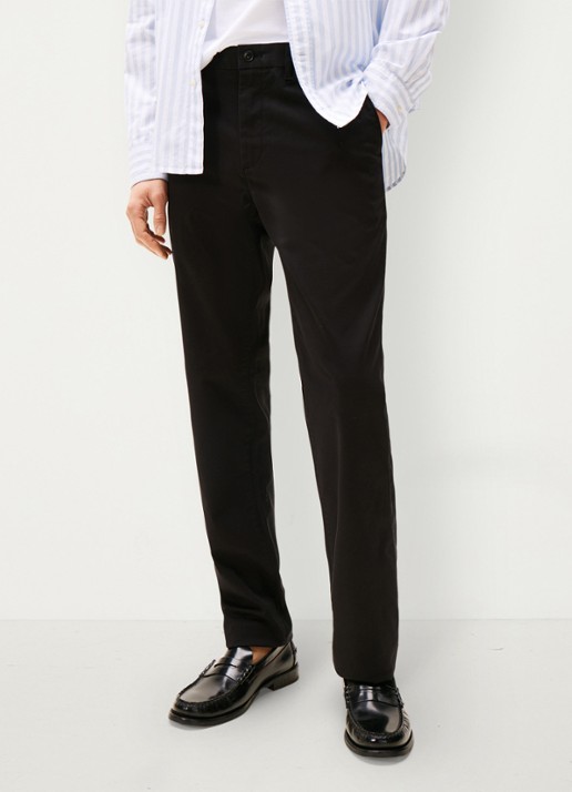 Tommy Hilfiger 1985 Denton straight fit chino met steekzakken - detail 5 zwart