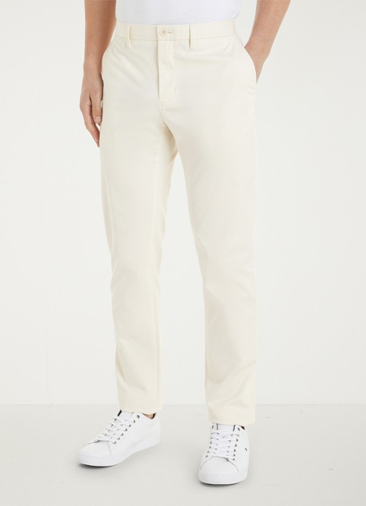 Tommy Hilfiger 1985 Denton straight fit chino met steekzakken - detail 3 beige