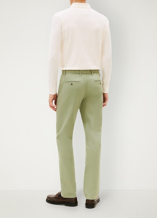 Tommy Hilfiger 1985 Denton straight fit chino met steekzakken - detail 5 grijs
