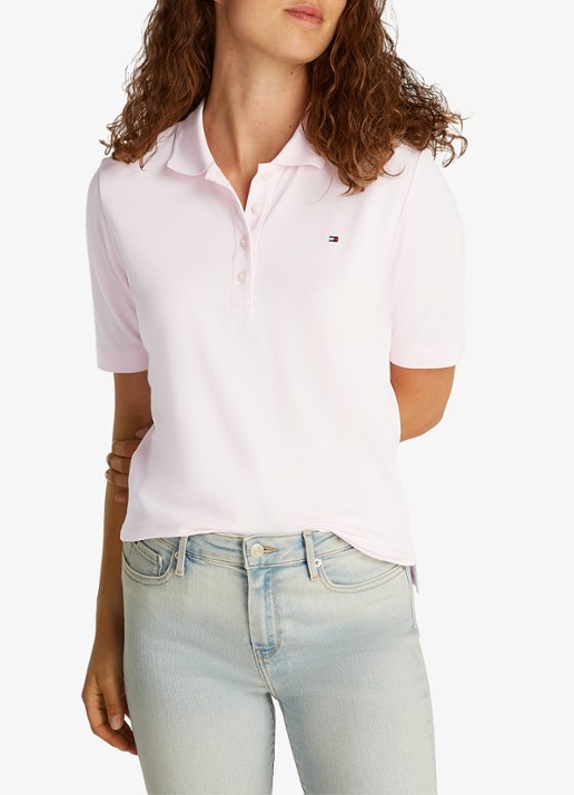Tommy Hilfiger 1985 regular fit polo van  katoen met logo