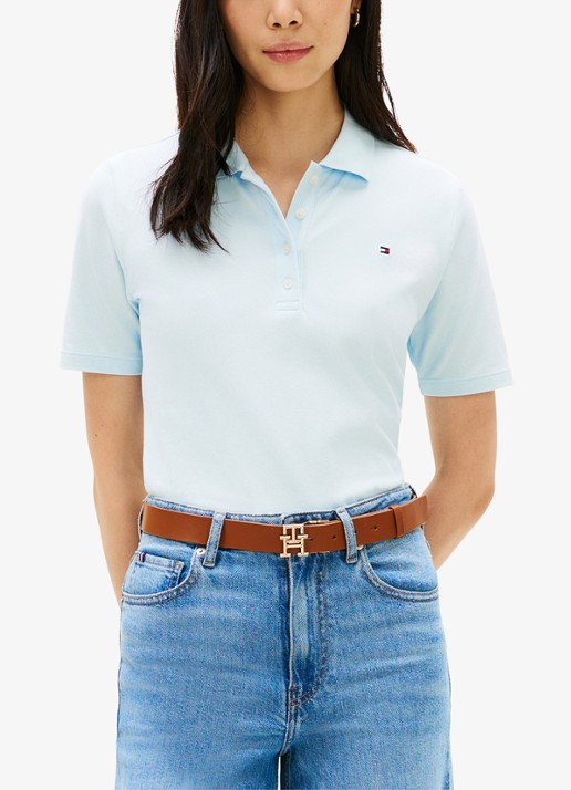 Tommy Hilfiger 1985 regular fit polo van  katoen met logo