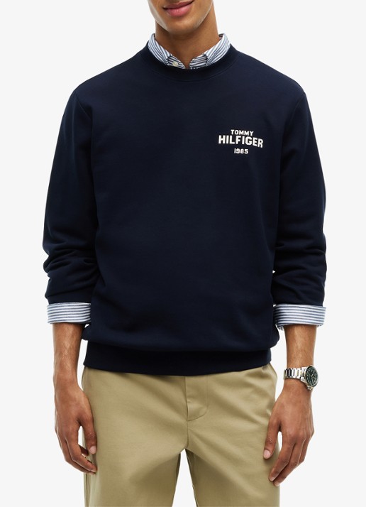 Tommy Hilfiger 1985 Terry sweater met logo