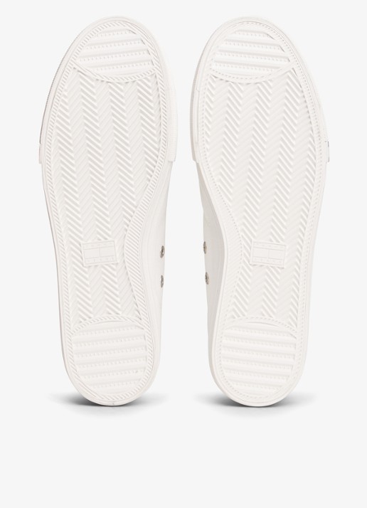 Tommy Hilfiger Archive Vulc sneaker met doorgestikte details  - detail 6 beige