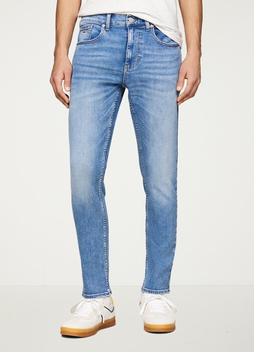 Tommy Hilfiger Austin slim fit jeans met lichte wassing