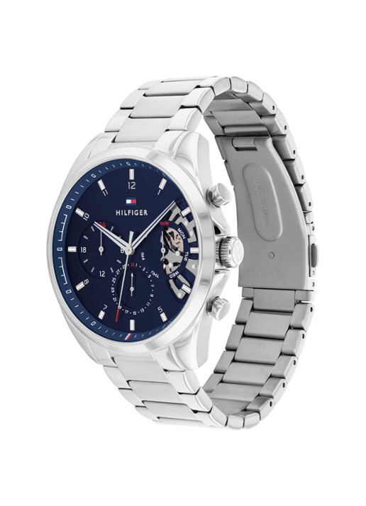 Tommy Hilfiger Baker horloge TH1710448 - voorkant 2 zilver