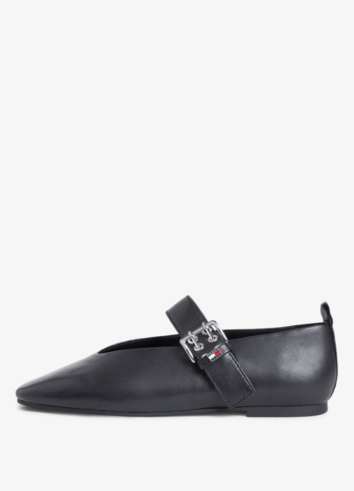 Tommy Hilfiger Ballerina van schapenleer