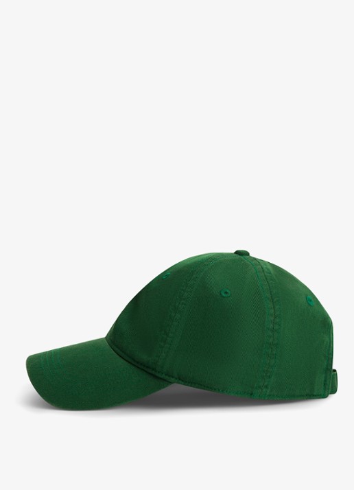 Tommy Hilfiger Baseball pet met logoborduring - detail 2 groen