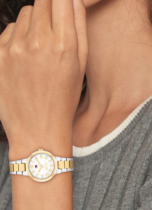 Tommy Hilfiger Becca horloge TH1782903 - voorkant 4 zilver