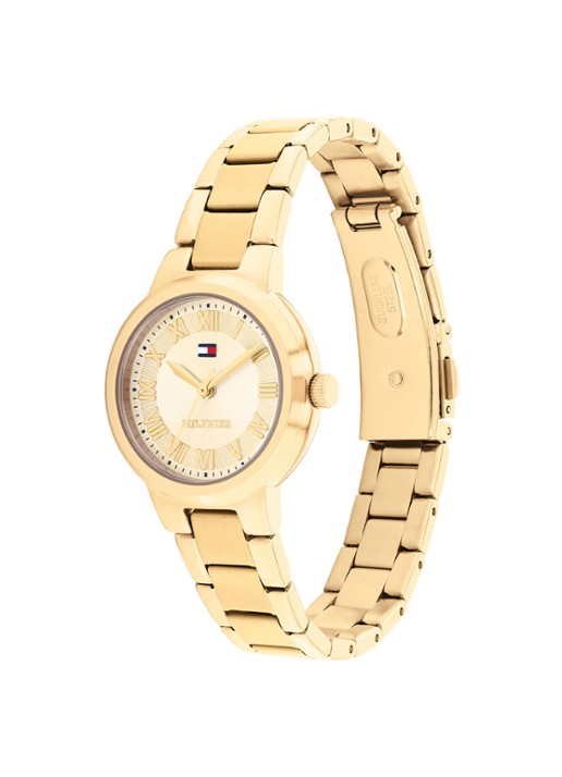 Tommy Hilfiger Becca horloge TH1782905  - detail goud