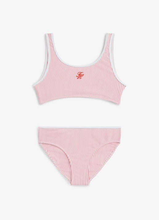 Tommy Hilfiger Bikiniset met structuur en streepprint