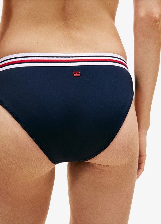 Tommy Hilfiger Bikinislip met logoband - detail 4 donkerblauw