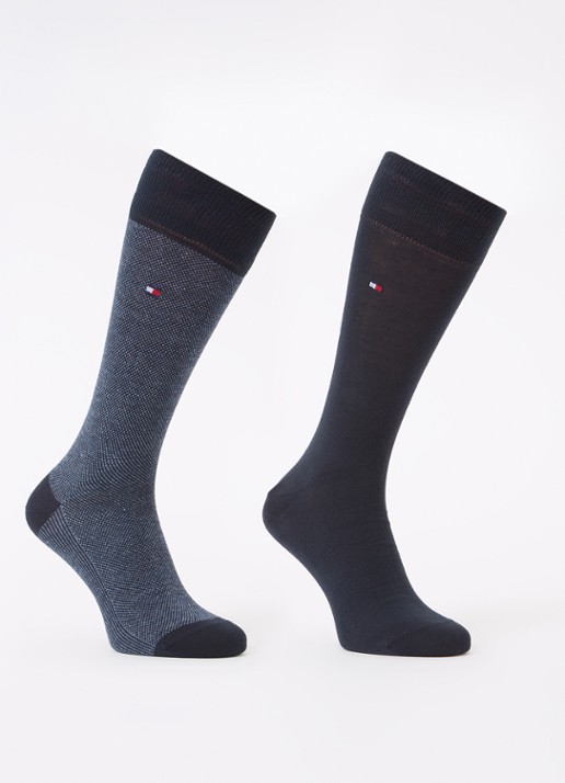 Tommy Hilfiger Birdseye sokken in 2-pack