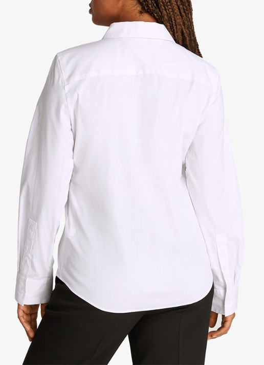 Tommy Hilfiger Blouse met logo - achterkant 5 lichtroze
