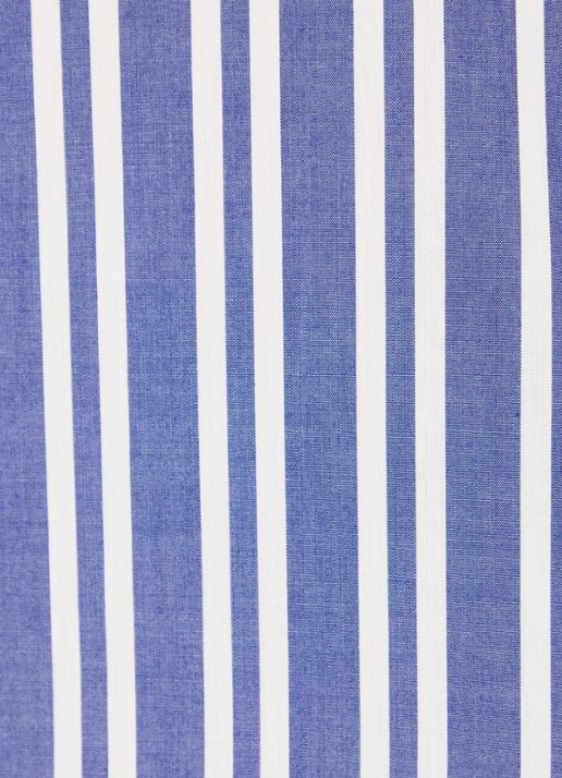 Tommy Hilfiger Blouse met streepprint en borstzak - detail 2 petrol